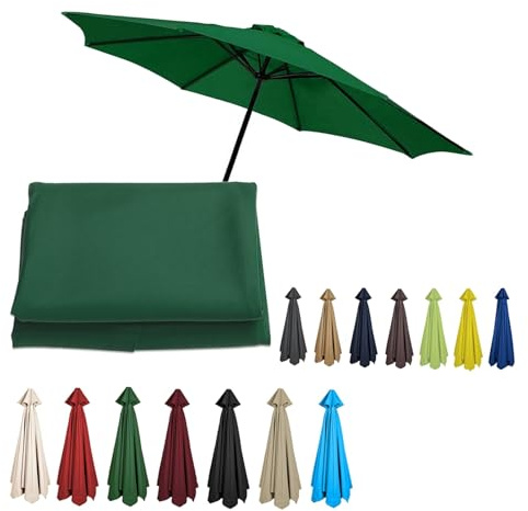 2/2.3/2.5/2.7/3/3.50m Replacement Garden Parasol Canvas 6/8 Ribs Replacement Canopy For Parasol Umbrella Replacement Cloth