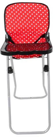 MILISTEN Puppen-hochstuhl Spielzeug Für Junge Mädchen Roter Mit Liebevollem Design Leicht Und Pflegeleicht Puppenzubehör Für Rollenspiele Und Essenszeiten Kreative Eltern-Junge