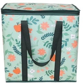 1 sac isotherme, sac isotherme, sac de rangement alimentaire, bandoulière élargie, design de grande capacité, idéal pour les pique-niques, les courses, les plats à emporter, 30,5 cm, bleu