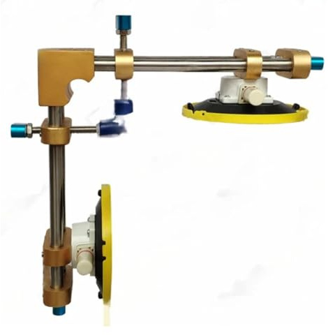 2 ventosas de 90 grados for unir juntas de piedra, for empalme de losas por adsorción al vacío. para sellar vidrio