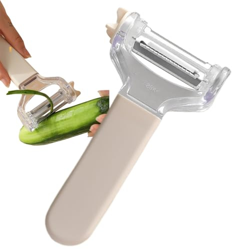 Pelador de Verduras,Pelador Multiusos de Cocina | Utensilios de Cocina para Pelar Verduras y Frutas como Pepinos, Patatas, Tomates, Calabacines y Melocotones para Preparación de Comidas