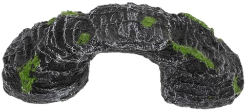 DOITOOL Schildkröten Sonnenplattform aus Resin Kompakte Kletterplattform für Aquarien und Terrarien Stilvolles Versteck und Ruheplatz für Wasserschildkröten und Bartagamen Pflegeleicht