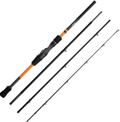 SHIMANO STC AX Casting, Baitcasting Reise Angelrute, STCAXC21ML | 2,1m, 6,89ft, 7-21g, 4 Teile, fast Action