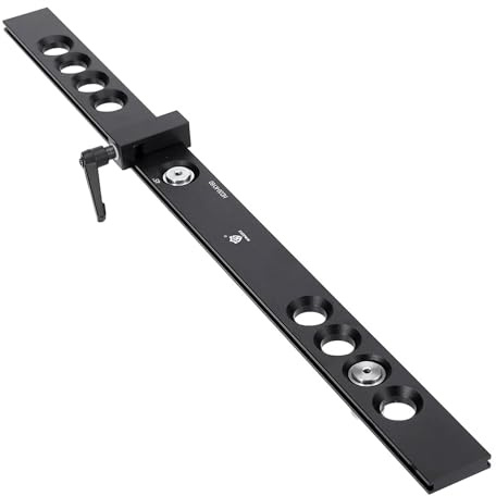 HONGDUI Woodworking Bench Top Fence, Fence Stop Kit, Woodworking Planing Stop Positioning Clamp Tool Set Kit for MFT System Workbench with 20mm Dog Holes - 600mm