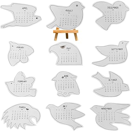 Calendario da Tavolo 2026,Planner Da Scrivania Con Arte Divertente | Calendario Mensile da 12 - Per Programmazione Pianificazione Appuntamenti E Decorazione