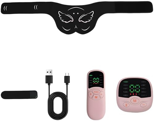 EMS Stimulator Gürtel, elektrischer Hüfttrainer und Po-Lifting-Gerät, Formungsgürtel nach der Geburt, LCD-Fernbedienung, Bauchtrainer-Gürtel, tragbares Fitnessgerät für zu Hause