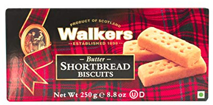 Walkers Dita di pasta frolla, 250g