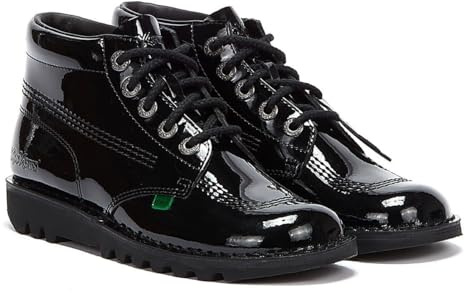 Kickers Kick Hi W Core Black Patent, EU 42