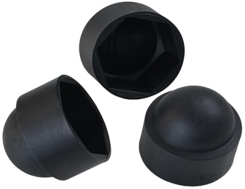 25 Stück - Sechskant Schutzkappe M16 - Schlüsselweite 24mm - Farbe schwarz - Abdeckkappe