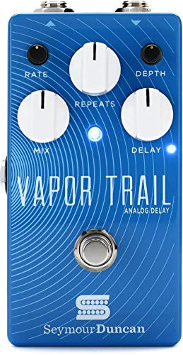 Seymour Duncan VAPOR-DL Delay Series Vapor Trail Silver Effect Pedal
