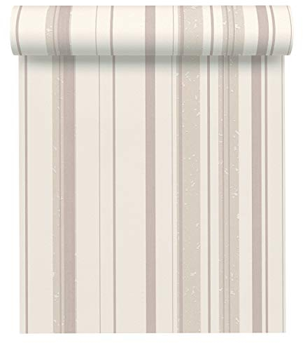 A.S. Création Vliestapete New Look Tapete gestreift 10,05 m x 0,53 m beige creme Made in Germany 327692 32769-2