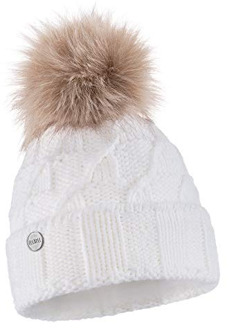 ELIMELI Damen Winter Mütze warme Strickmütze Wintermütze mit Bommel Slouch Strick Beanie Damen Bommelmütze für Winter Hergestellt in EU Farbenauswahl 17528