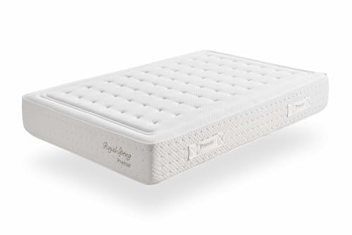 Moonia - Säckade fjädermadrasser 160x200 cm | Premium madrass med hög hållbarhet, anti-kvalster, maximal komfort | Royal Spring Premier-modell