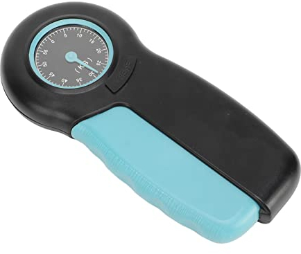 CHICIRIS Grip Strength Tester Hand Dynamometer, Hand Grip Strength Tester Hand Dynamometer Ergonomisches Grip Strength Measurement Meter Grip Dynamometer (Blau Schwarz)