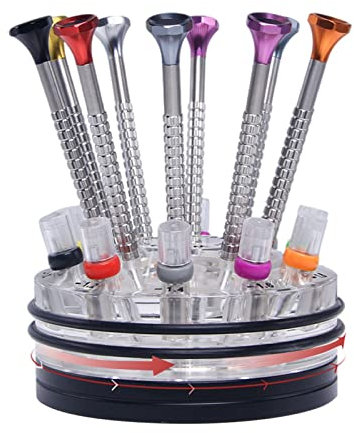 NICHOY Brillenreparatur-Schraubendreher-Set, 10-teiliger Präzisions-Schraubendreher, Juwelier-Schraubendreher-Set, Mikro-Schraubendreher für Schmuck, Uhren, Brillen, Elektronik(Color:A,Size:a Set)