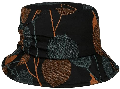 Seeberger Pioltella Bucket Stoffhut Fischerhut Damenhut Damen - mit Futter Winter Herbst-Winter - One Size Petrol