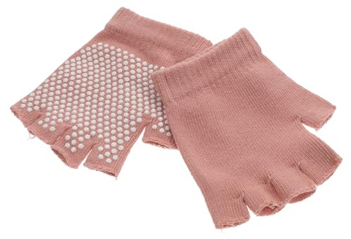 ABOOFAN Demi-Doigts Antidérapants Tricot pour Yoga Accessoires De Fitness sans Doigts pour Entraînement