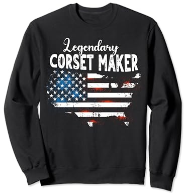 US Flag Corset Maker Sweatshirt
