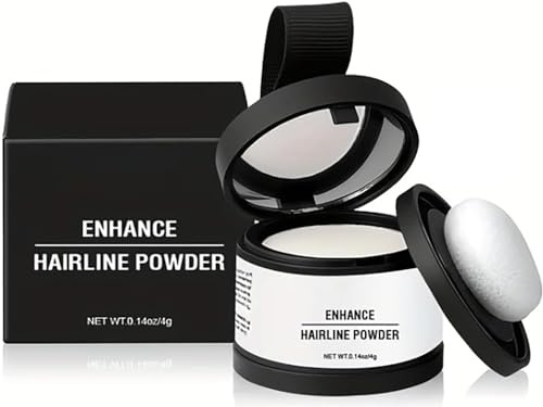 Simplife Hairline Powder,Verroni Hairline Powder,Orangalert Hair Powder,Orangalert Hair,Hairline Powder Instantly Conceals Hair,Root Touch Up Hair Powder (#14 White, 4 g (Pack of 1))