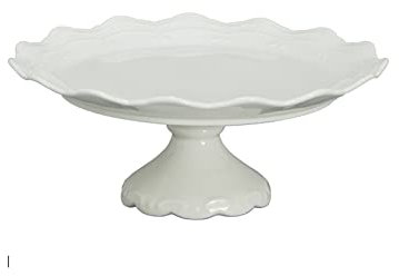 Alzata per Torta Decorazione da tavolo da dessert bianca Decorazione da dessert for matrimonio Puntelli for esposizione torta for feste Vassoio in ceramica Alzata per Dolci