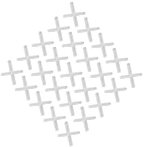 ORFOFE 1000pcs Cross Shaped Tile Spacers Ceramic Floor Tile Positioning Tools Easy to Use for Paving and Installation for Accurate Grout Spacing