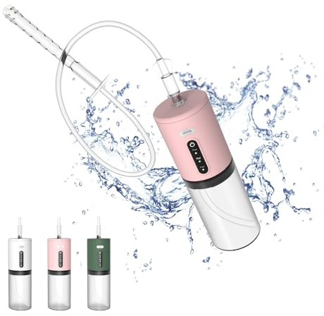 Jomyu 280 ml Elektrische Analdusche Vaginaldusche mit 3 Geschwindigkeitsanpassungen Elektrische Dusche Douche Sex Spielzeug Leistungsstarke Elektro Einlauf Irrigator Anal Dusche Enema (Grün)