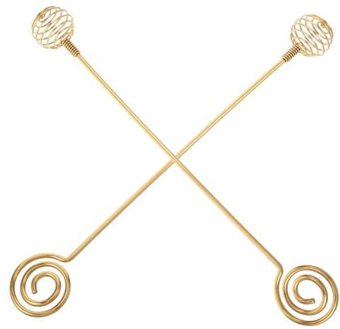 HOLIDYOYO 2piezas Cucharas Inoxidable para y Jarabes De Utensilios De Cocina Reutilizables para Café y Agitadores Elegantes y Prácticos