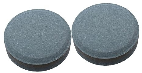 DOITOOL 2pcs Kitchen Whetstone Sharpening Stone Round Double Home Sharpening Tool