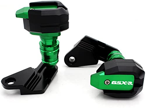 Sturzpads Motorrad Für S┐uzuki GSX R1000 K9 L0 bis L5 Rahmenschieber Motorrad Verkleidungsabdeckungen Protector GSX R 1000 2015 2014(Green)