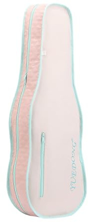 Oshhni 4/4 estuche de violín con bolso de moda liviana, Beige Rosa