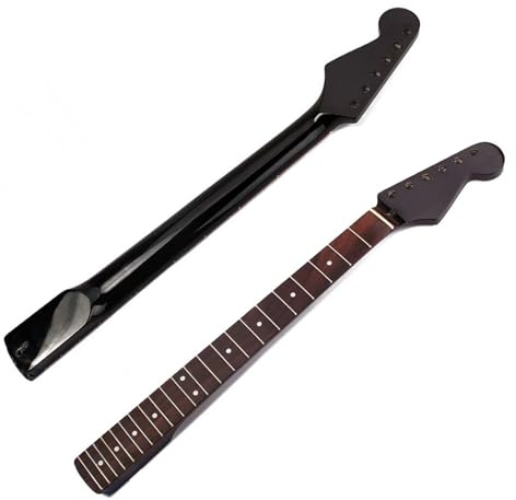 Gitarrenhals ST 22 Bund 6 Saiten Ahorn Hals E Gitarre Hals Ohne Hintere Mittellinie Schwarz