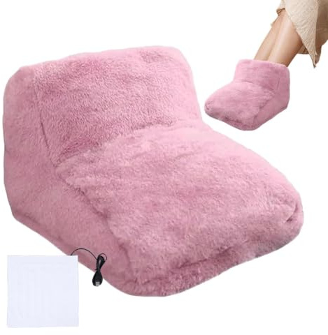 Fußwärmer unter dem Schreibtisch, schnell beheizbar, hohe Höhe, waschbar | Fußwärmer für Bett, Haus, Schlafzimmer, schnelle Heizung, Design, waschbar, für Damen,
