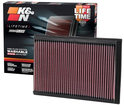 K&N High-Flow Original Lifetime Engine Air Filter: Increase Power: Premium, Washable: Compatible with 1992-2011 FORD/LINCOLN/MERCURY: Crown Victoria, Town Car, Grand Marquis, Marauder, 33-2272