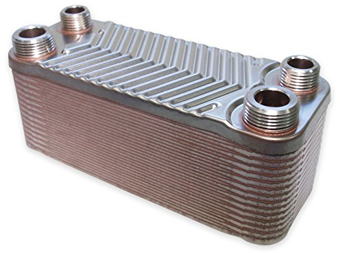 Wiltec Scambiatore a piastre saldobrasate Wiltec in acciaio inox, 30 piastre, max 66 kw