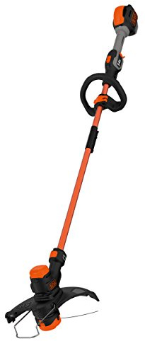 BLACK+DECKER STC5433B-XJ - Cortabordes sin cable, Velocidad variable Eco-Turbo, Desenrollado automático del cable AFS, Mango ajustable, 54V, Naranja, 33 cm ancho corte, No incluye cargador ni batería