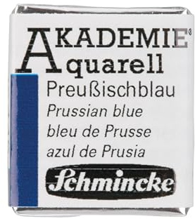 Schmincke AKADEMIE Aquarell 1/2 Näpfchen Preußischblau, 16 445 044
