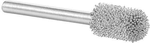 Kutzall Original Ball Nose Rotary Burr 1⁄8 Shaft, Coarse - Woodworking Attachment for Dremel, Foredom, DeWalt, Milwaukee. Abrasive Tungsten Carbide, 1⁄4 (6.3mm) Dia. x 1⁄2 (12.7mm) Length, BN-14-E