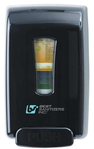 Best Sanitizers MD10030B VersaClenz Manual Hand Hygiene Dispenser, Black