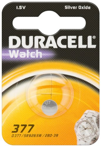 Duracell Knopfzelle Silberoxid Uhrenbatterien (SR626/377/SR66) (3 Stück)