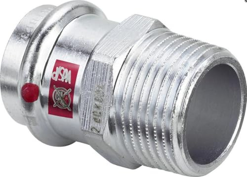 Viega 1111 - Presta-Verbindungsstück männlich 111 Durchmesser 28 x 1 Zoll Stahl
