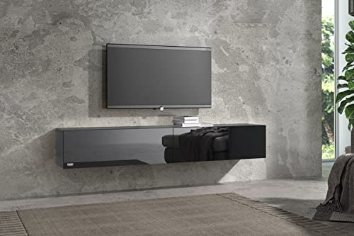 Wuun® TV-Lowboard Somero I 100cm bis 360cm I TV-Schrank & Hängeschrank für Wohnzimmer I Verschiedene Varianten