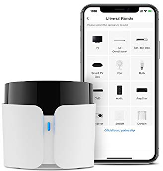 BroadLink RM4C Pro - Telecomando universale SmartHome a infrarossi/radiofrequenze con Wi-Fi, compatibile con Alexa, Google Home e IFTTT