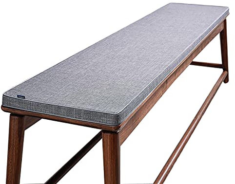 Zoomile 2/3/4-Sitzer-Bankkissen, 100 cm/150 cm/180 cm/200 cm, Holzmöbel-Bank-Pad, Sofa-Sitzkissen für drinnen und draußen, Gartenschaukel, Terrassenmöbel (grau, 30 x 120 cm)