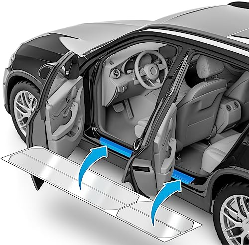 uProtect Auto Einstiegsleisten Schutz für Skoda Octavia Combi 4 (IV) NX5 I 2020-2026 - Schutzfolie Autotür Zubehör Zierleisten Lackschutzfolie Transparent