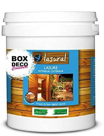 Lasure naturelle bio bois intérieur et extérieur écologique Lasural Natura - 1L, Incolore