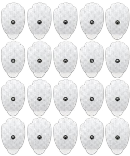 HARPIMER TENS Elektroden-Pads, Elektrostimulator, Elektroden-Pads, Snap 3,5 mm, TENS-Elektroden-Patches für TENS, Digitale Therapie, Massagegerät (20 Stück)