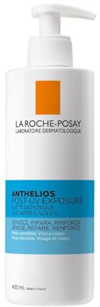 La Roche-Posay Anthelios, Gel Doposole Post UV, Balsamo Riparatore e Idratante, Pelle Lenita e Rinfrescata Dopo l'Esposizione al Sole, Con Burro di Karitè, Pantenolo ed Estratto di Menta, 400 ml