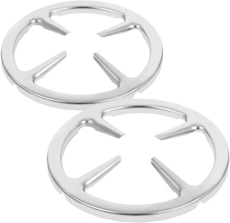 OSALADI 2 Pièces Support Pour Cuisinière à Gaz Anneau De Support Pour Wok Pour Brûleur De Wok De Pour Poêles Fonte
