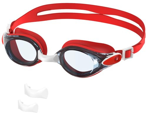 Ambienden Unisex Simglasögon, Anti-imma Vattentäta Anti-UV Glasögon Pool Män/Kvinnor, Nietisk Vision Bekväm att bära För Simning Utomhus/Inomhus