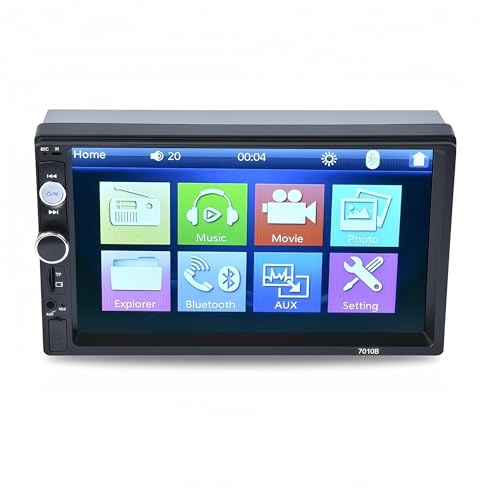 Sistema di navigazione per auto Schermo touch CarPlay da 7 pollici con radio RGB per retromarcia per lettori DVD